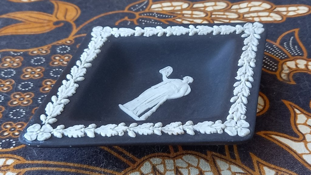 Mooi oud jasperware schaaltje uit Engeland van Wedgwood., Ophalen of Verzenden