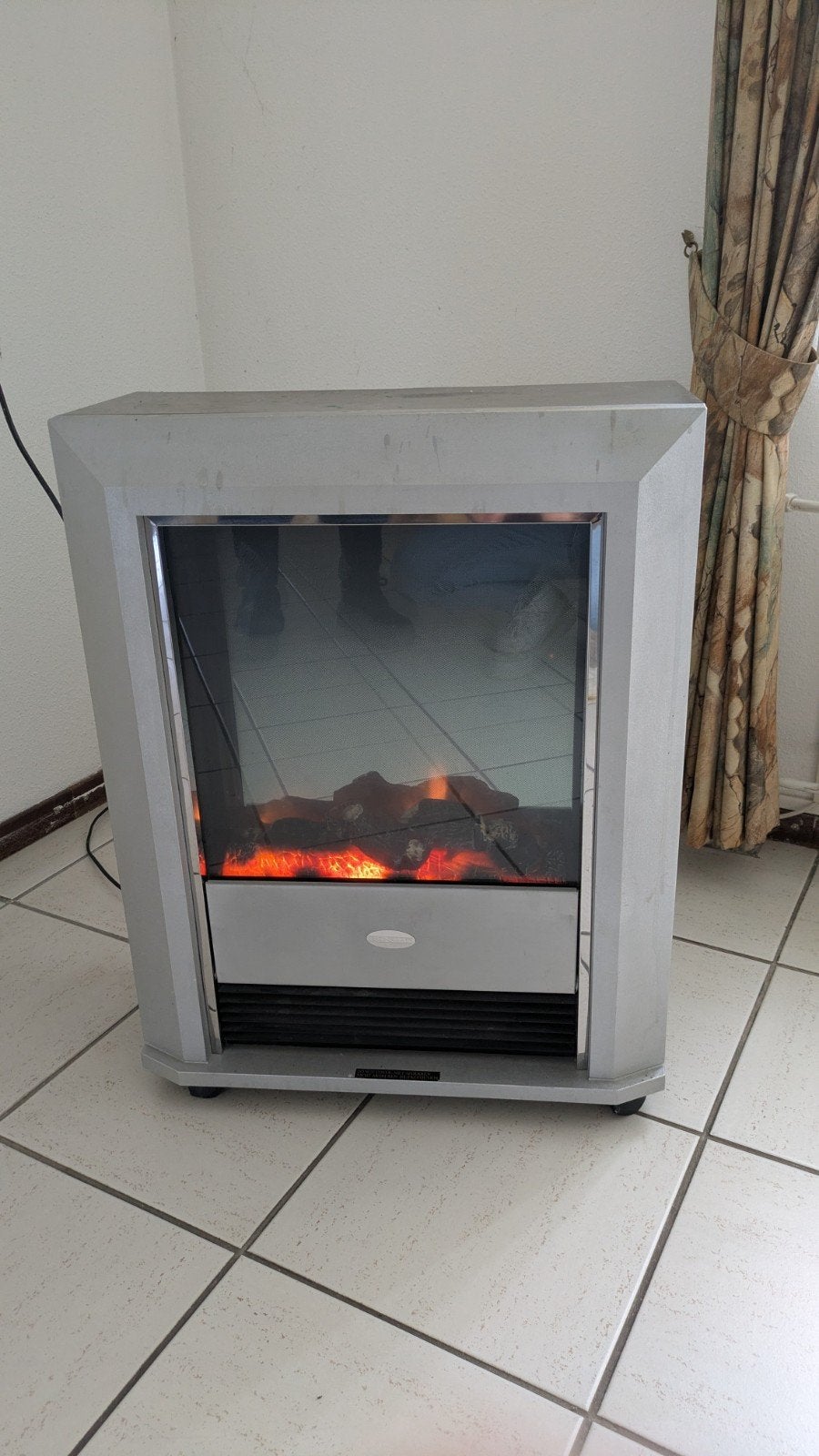 Elektrische kachel / elektrische sfeerhaard, Huis en Inrichting, Haarden, Ophalen, Gebruikt, Vrijstaande haard, Elektrische haard
