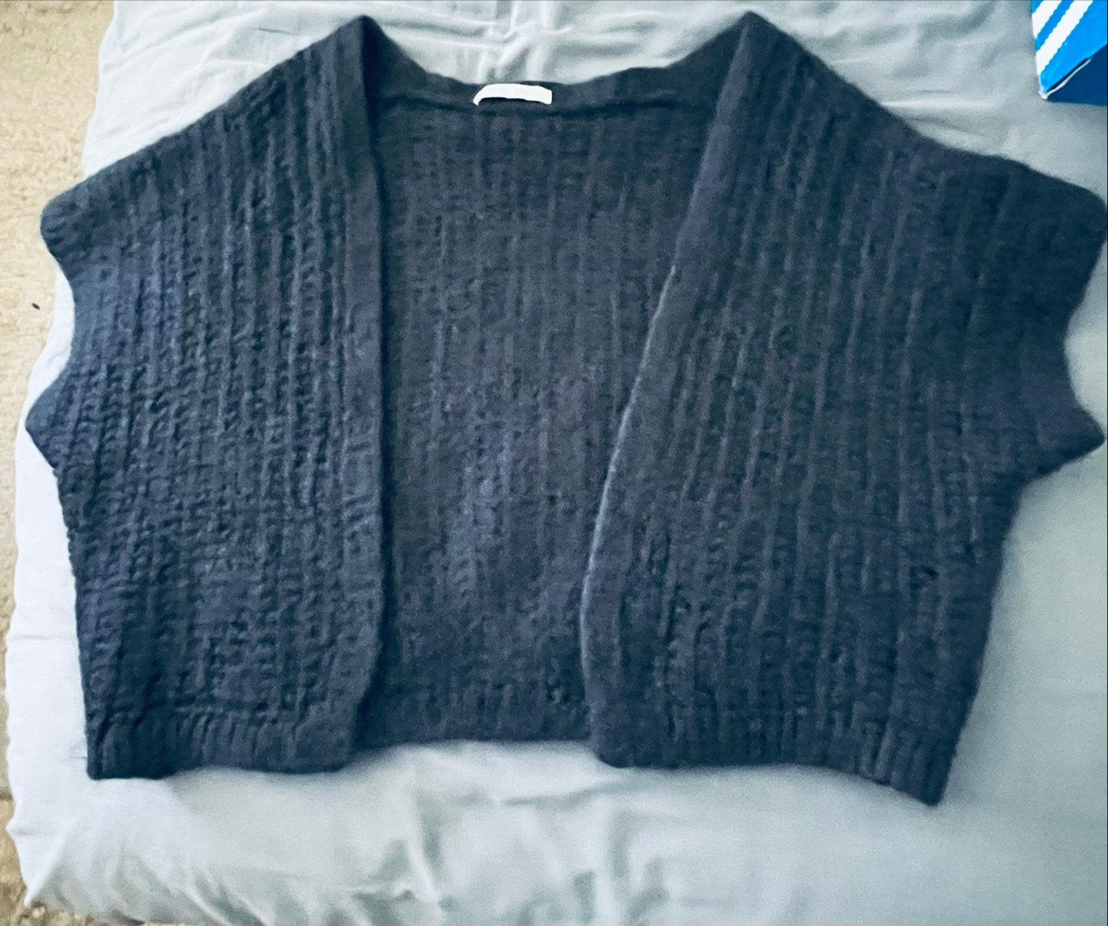 Alpaca vest maat M by bar, Ophalen of Verzenden, Gedragen, Maat 38/40 (M), Blauw