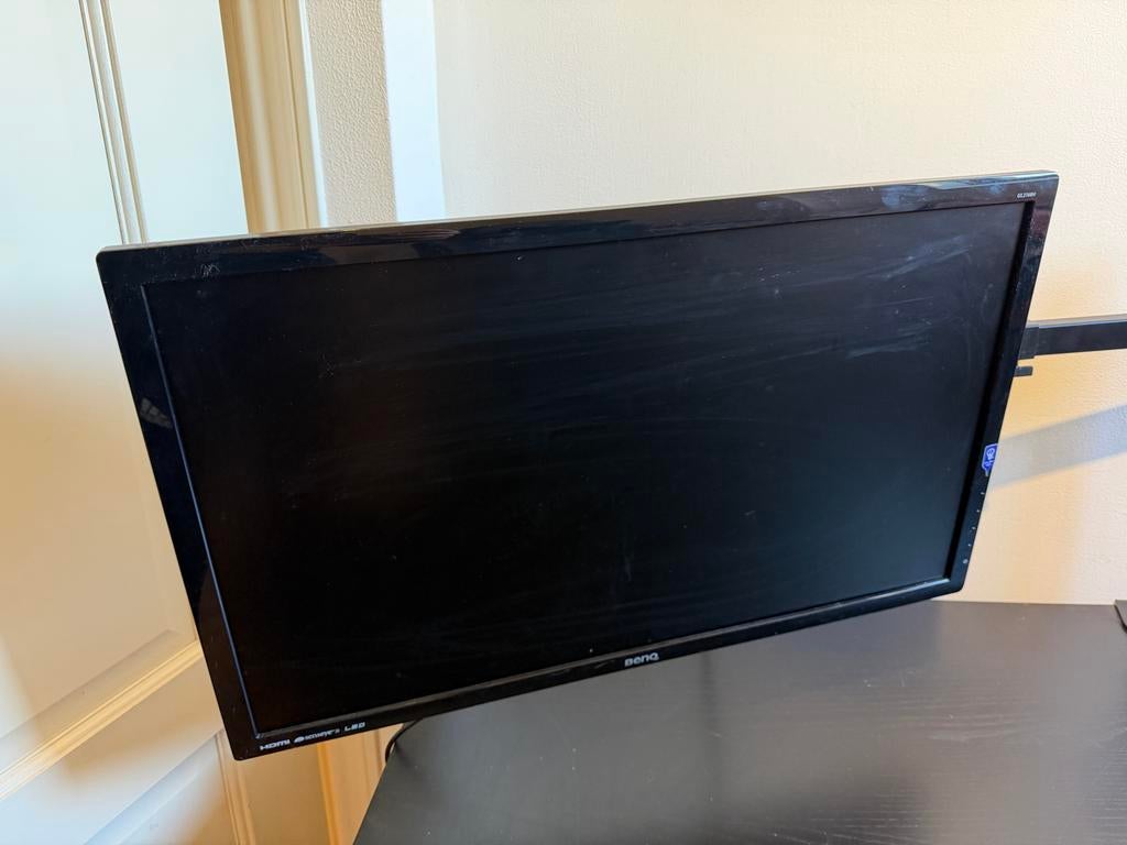 BenQ Monitor - Full HD, 24 inch, Kantelbaar, Full HD, Ophalen of Verzenden, 60 Hz of minder