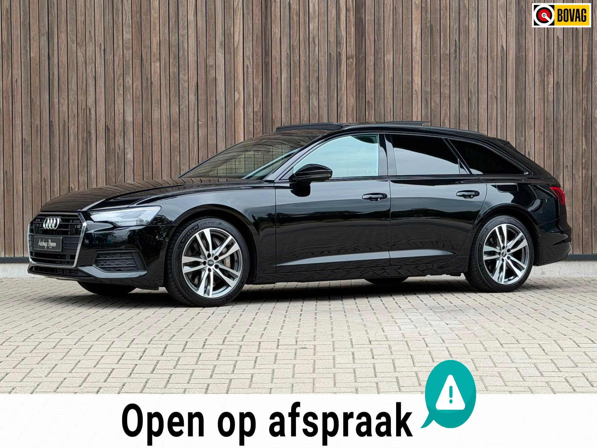 Audi A6 Avant 50 TFSI e quattro Advanced edition / Panorama, Automaat, 77 km/l, Gebruikt, Zwart