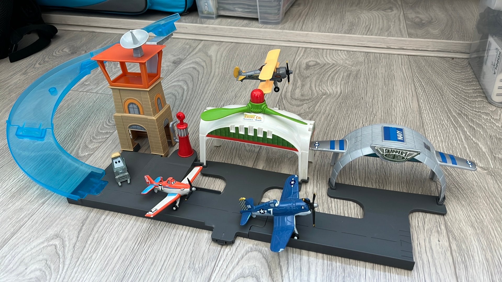 Disney Planes Propwash Junction luchthaven speelset, Ophalen of Verzenden, Gebruikt