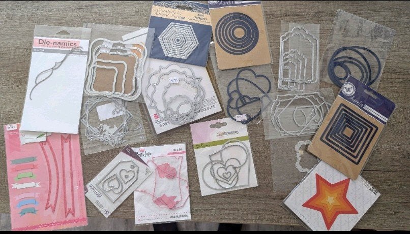 Snijmallen diverse vormen, Hobby en Vrije tijd, Scrapbooking, Ophalen, Frame of Mal, Sizzix