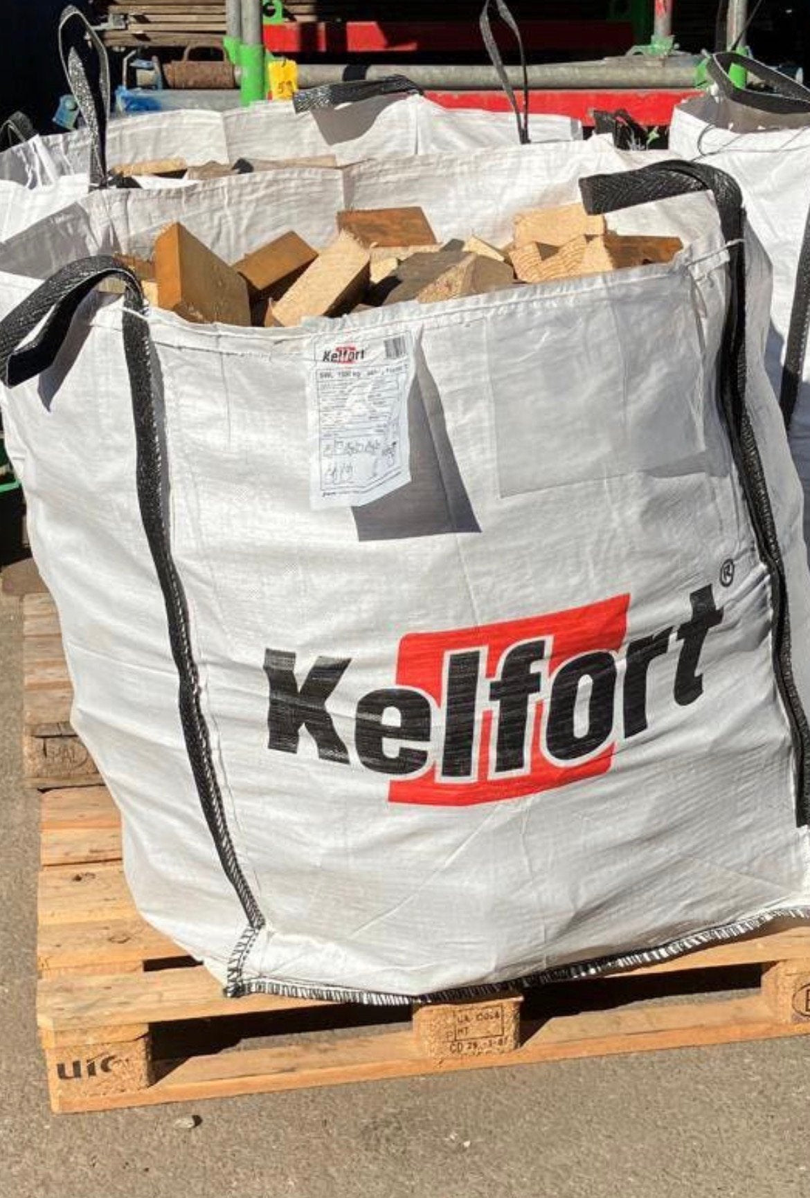 Big bag schoon stookhout, Minder dan 3 m³, Ophalen