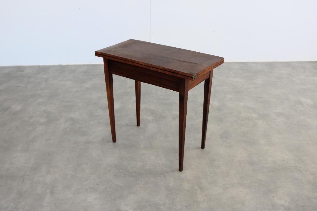 vintage gametafel | speeltafel | tafel | jaren 50, Gebruikt, ., Ophalen of Verzenden, Overige houtsoorten
