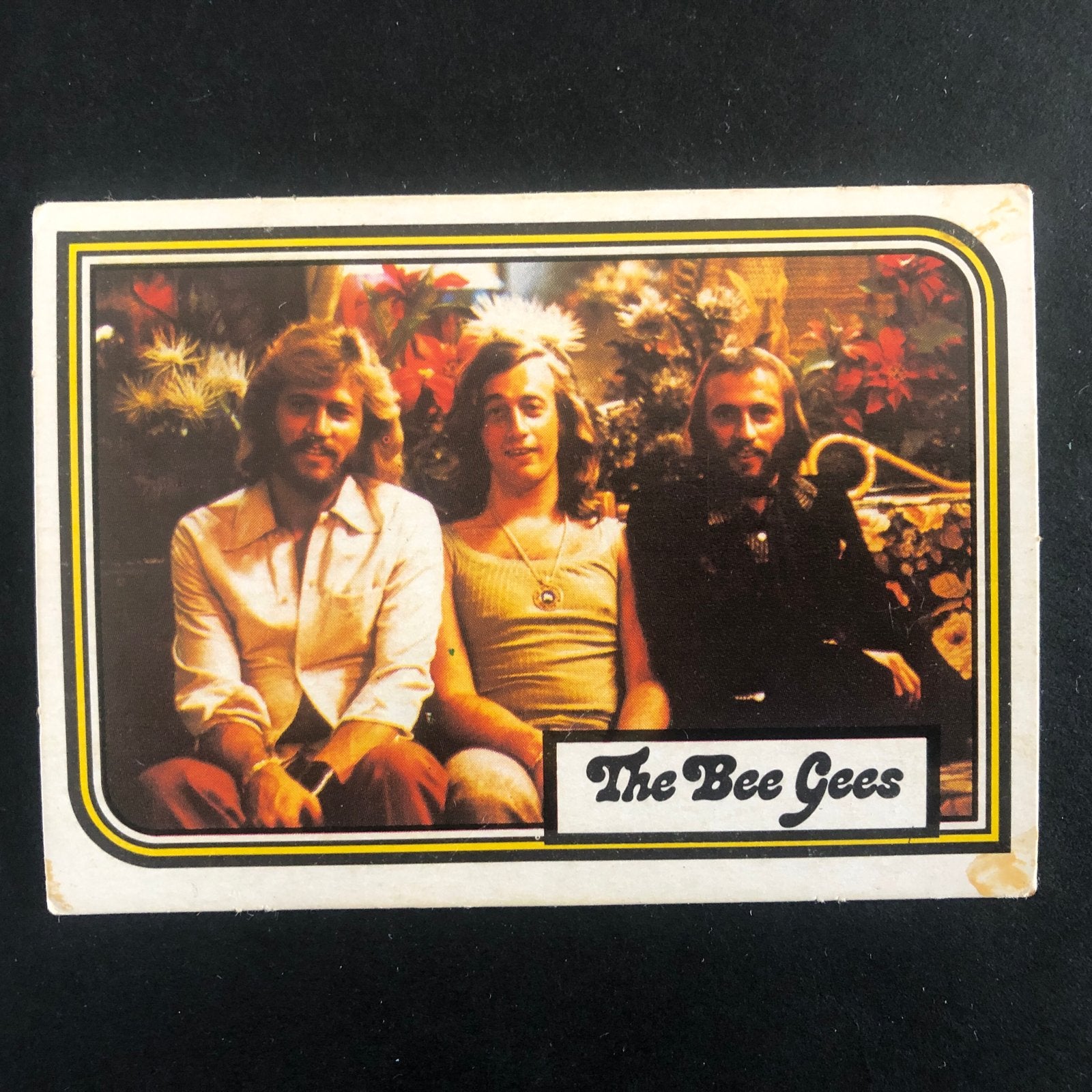 Vintage Bee Gees monty gum verzamelkaart, Verzamelen, Ophalen of Verzenden, Gebruikt, Foto of Kaart