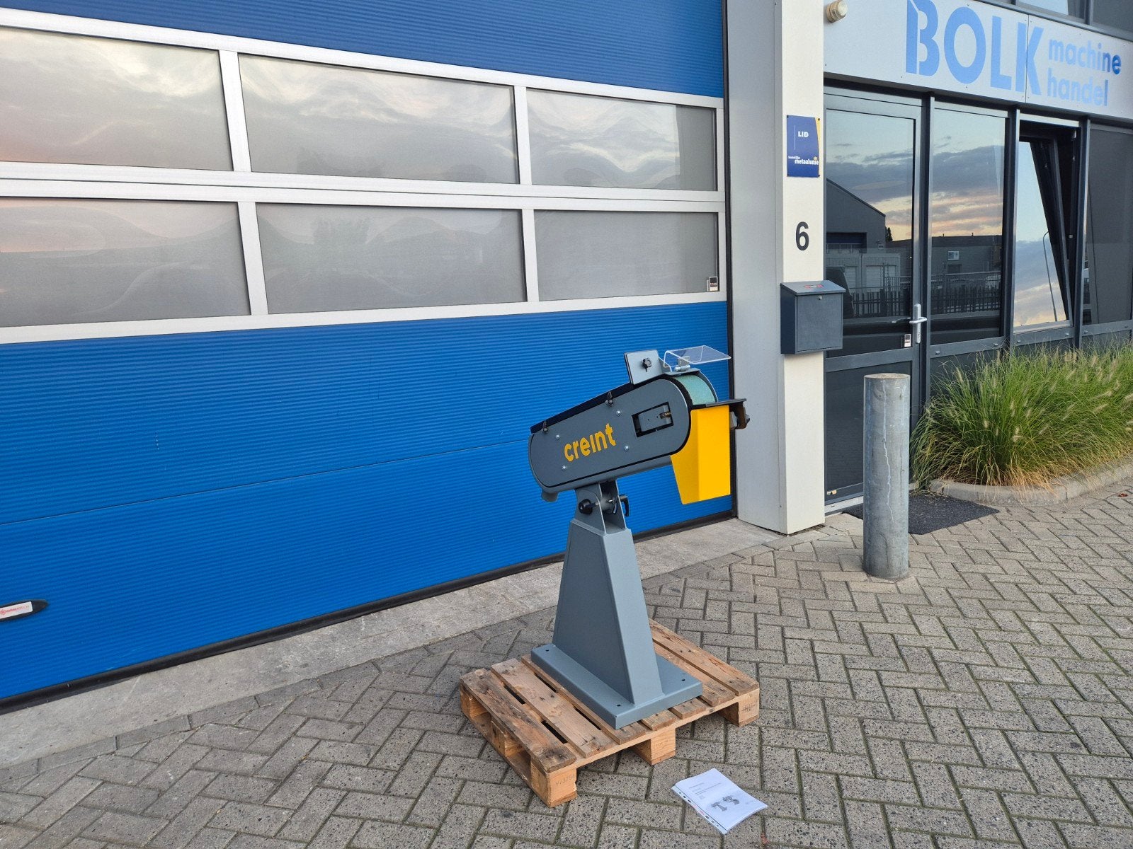 Creusen (CREINT) Bandschuurmachine 2000x75mm Moterrem NIEUW!, Ophalen of Verzenden, Creusen (CREINT), Info@bolkmachinehandel.nl