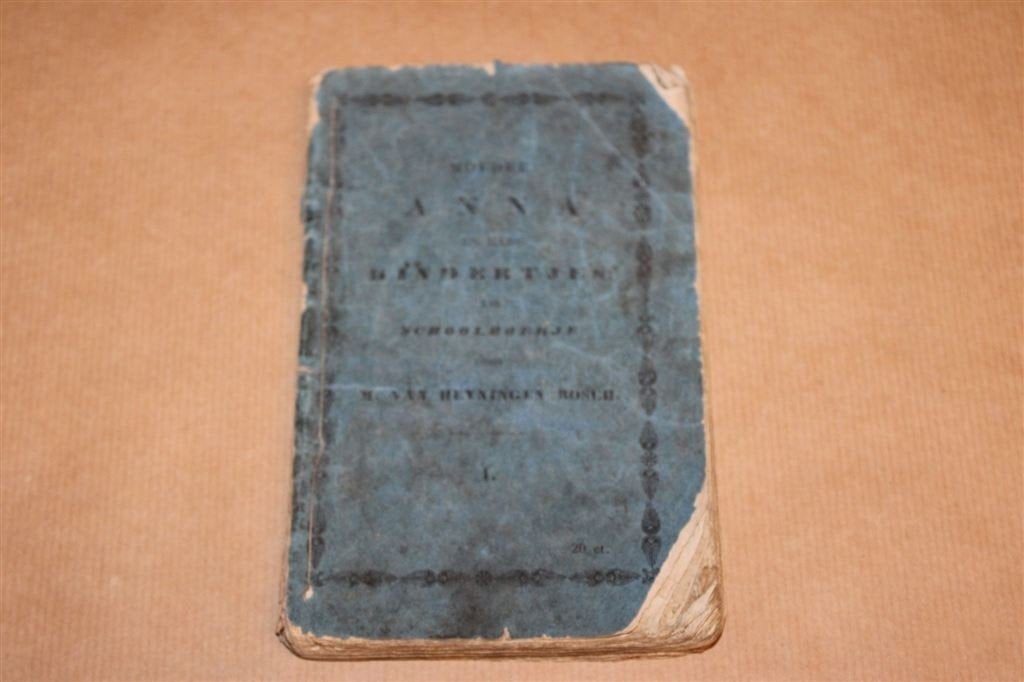Moeder Anna en Hare Kindertjes — Antiek Schoolboek ca. 1850, Ophalen of Verzenden