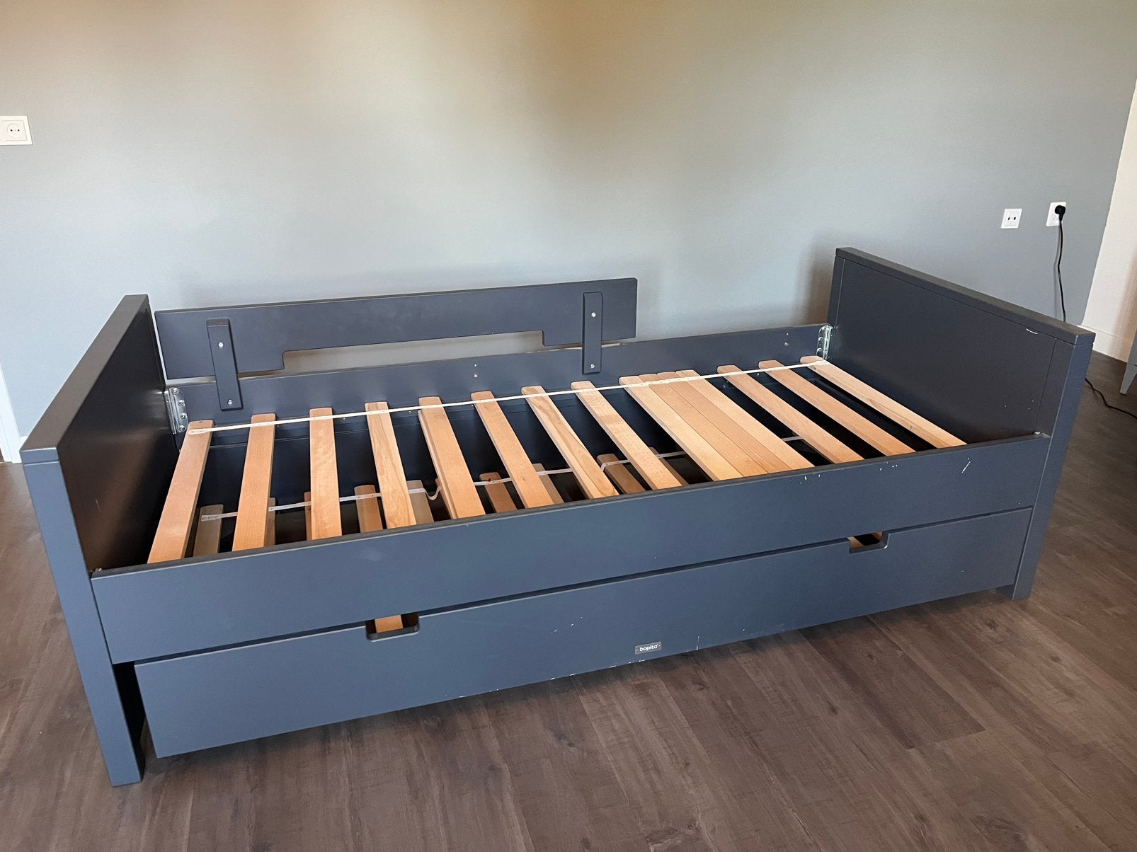 1 persoons bed, Ophalen, Gebruikt, 180 cm of meer, 85 tot 100 cm