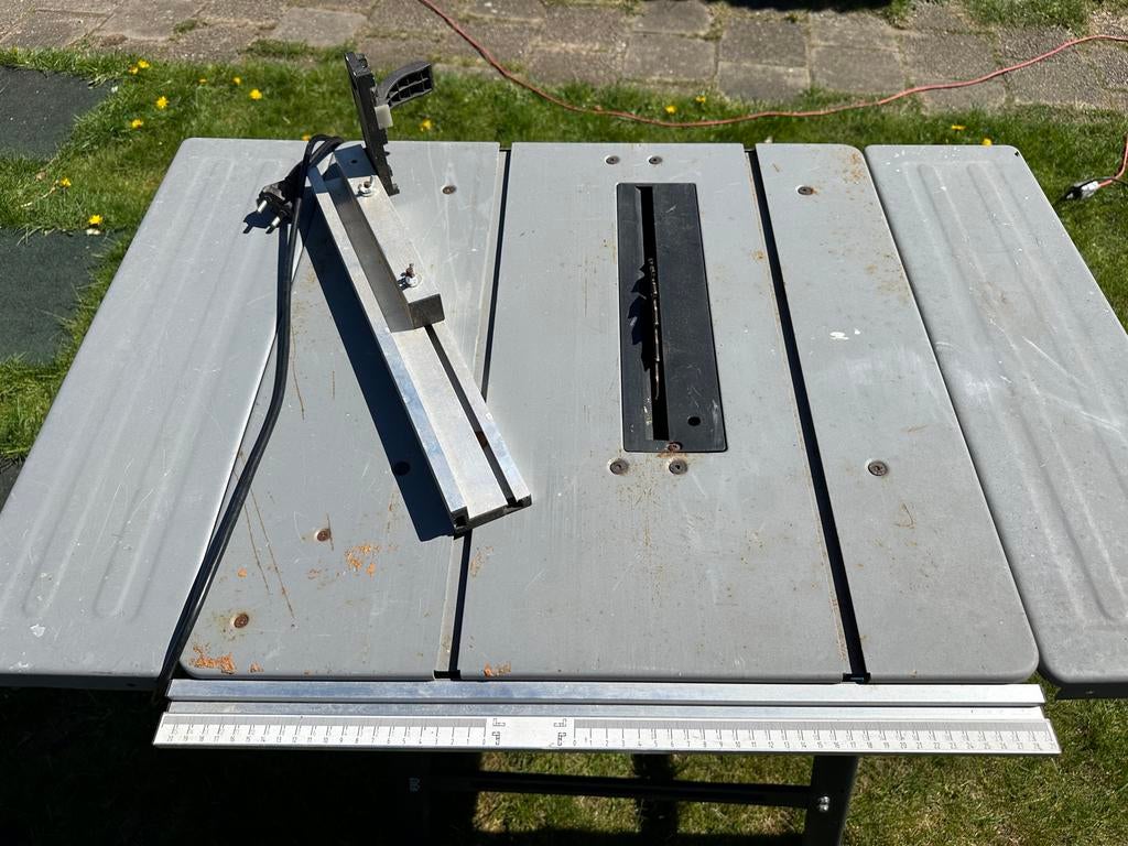 Scheppach Zaagtafel - Krachtige en Betrouwbare Tafelzaag, Ophalen, Gebruikt, Cirkelzaag, 70 mm of meer