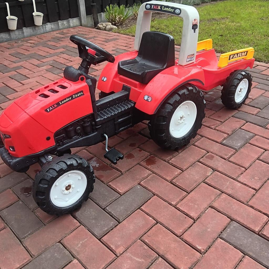 Falk Lander Z240X Traptractor met aanhanger, Ophalen, Gebruikt, Trapvoertuig