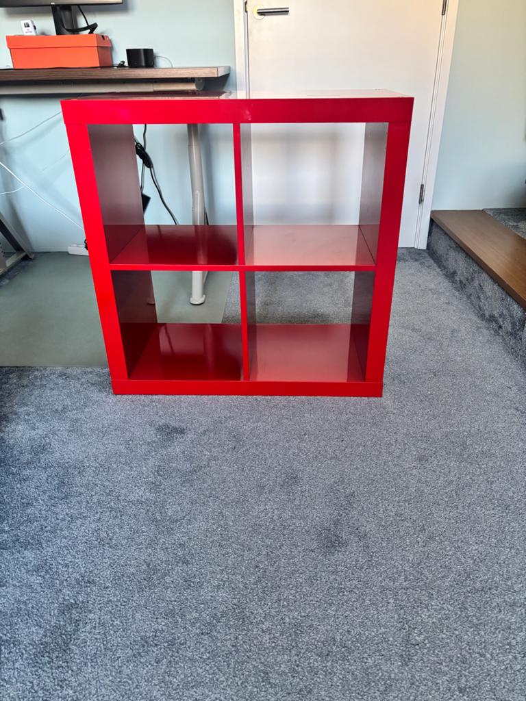 IKEA Kallax/Lack Rood Kast Gratis, Ophalen, Gebruikt