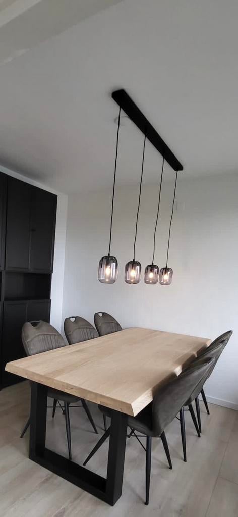 Lamp MONTEL, Huis en Inrichting, Tafels | Eettafels, Ophalen, Zo goed als nieuw, Rond, 50 tot 100 cm