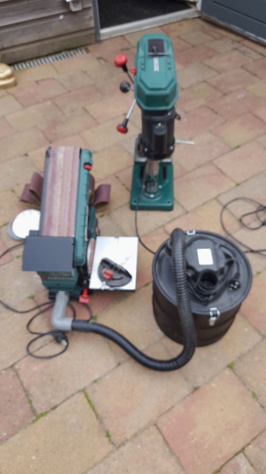 Kolomboormachine bandschuurmachine, Tuin en Terras, Waterpompen, Ophalen of Verzenden, Zo goed als nieuw, Dompelpomp