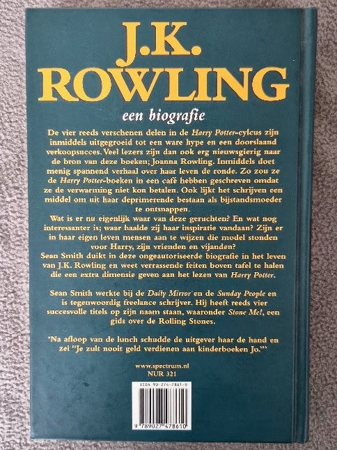 J.K. Rowling - Een biografie - Sean Smith, Gelezen, Ophalen of Verzenden, Sarah Smith, Overige