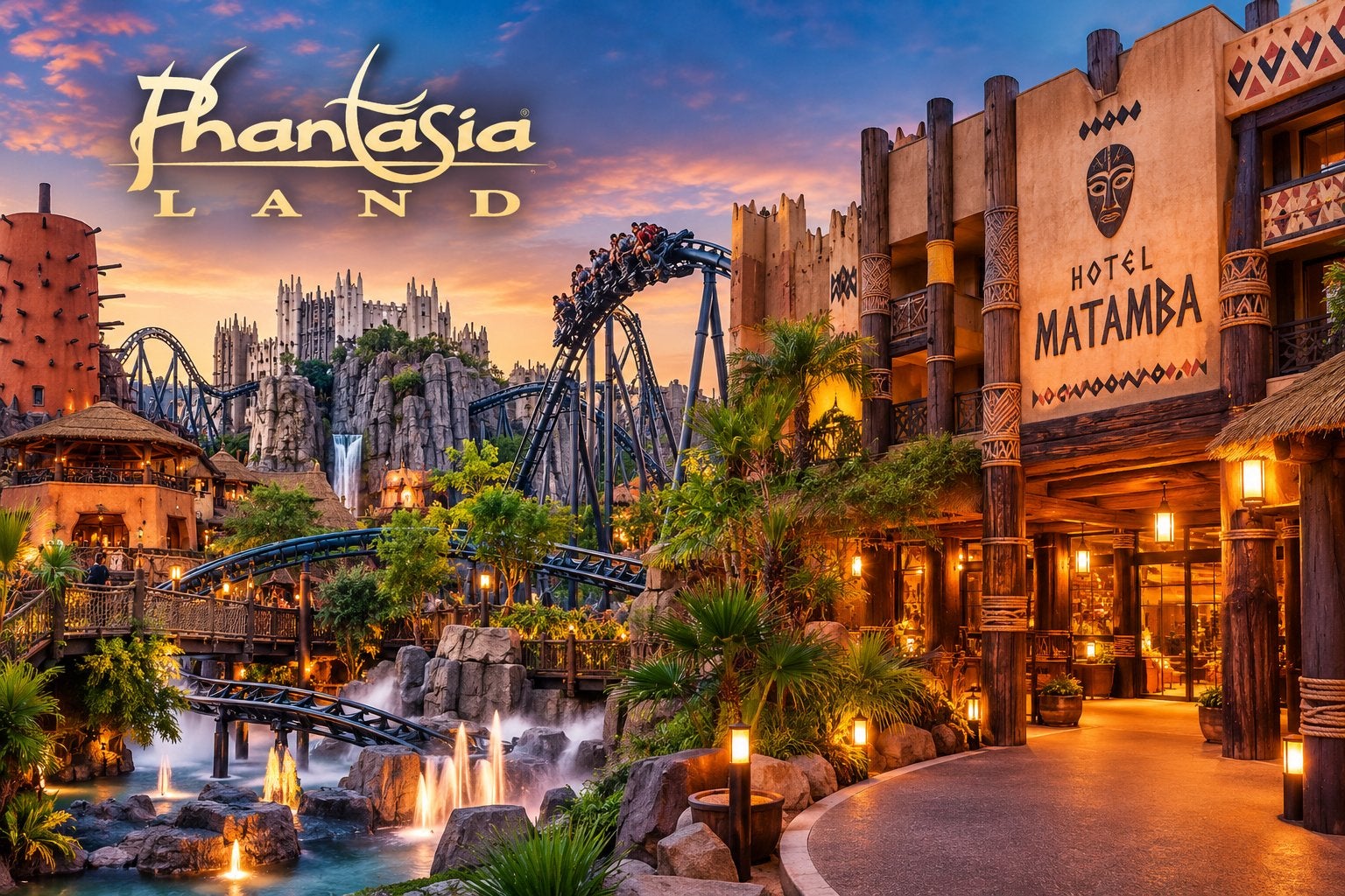 **Aangeboden** Phantasialand met overnachting, Drie personen of meer, Arrangement, Overige typen