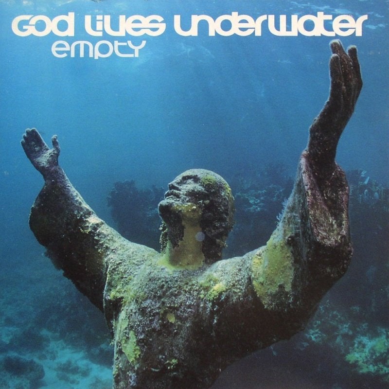 god lives underwater  empty, Cd's en Dvd's, Cd's | Rock, Zo goed als nieuw, Poprock, Ophalen of Verzenden