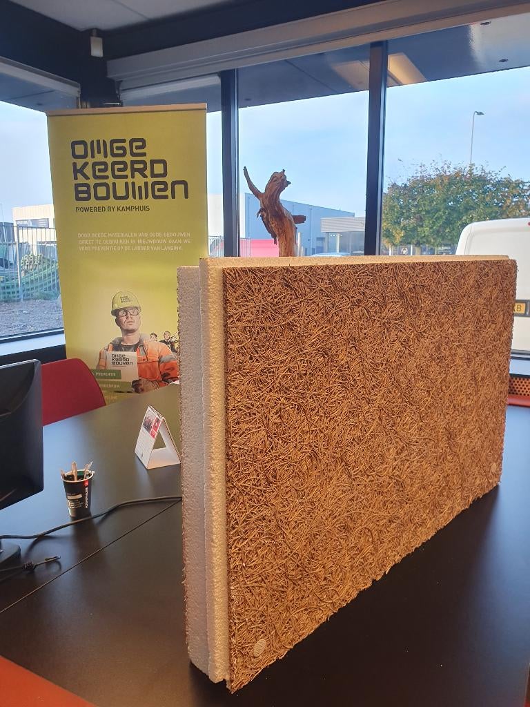 Isolatie wand plafond Heraklith plaat houtwol cement ( 337 ), Doe-het-zelf en Verbouw, Overige materialen, Gebruikt, Minder dan 5 m²