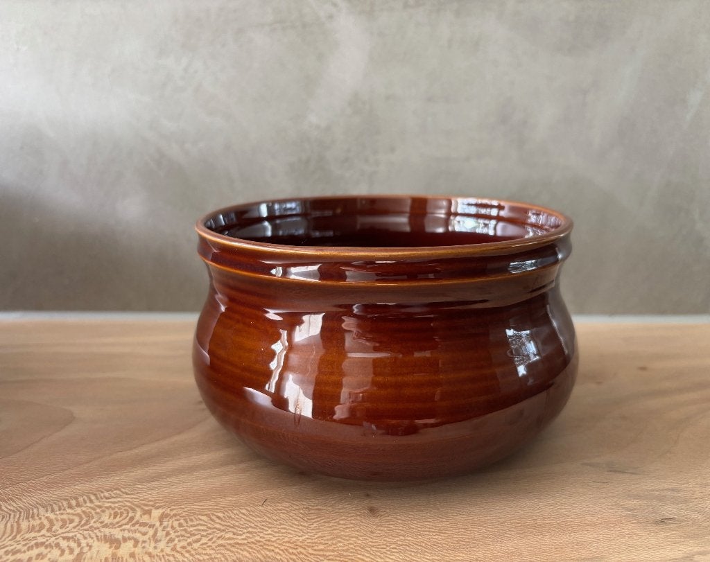 Vintage Goedewaagen Schaal Bruin 17 cm, Antiek en Kunst, Ophalen of Verzenden