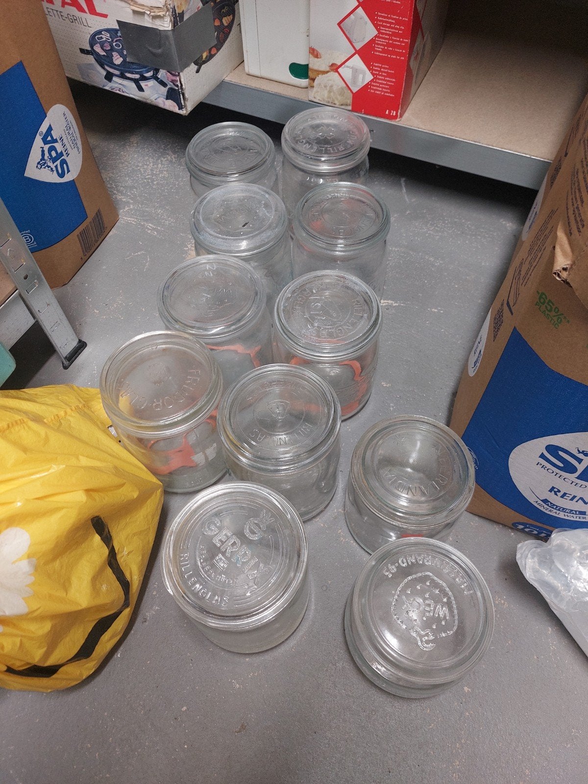 Weckpotten, Ophalen, Gebruikt, Glas, Pot, Bus of Blik