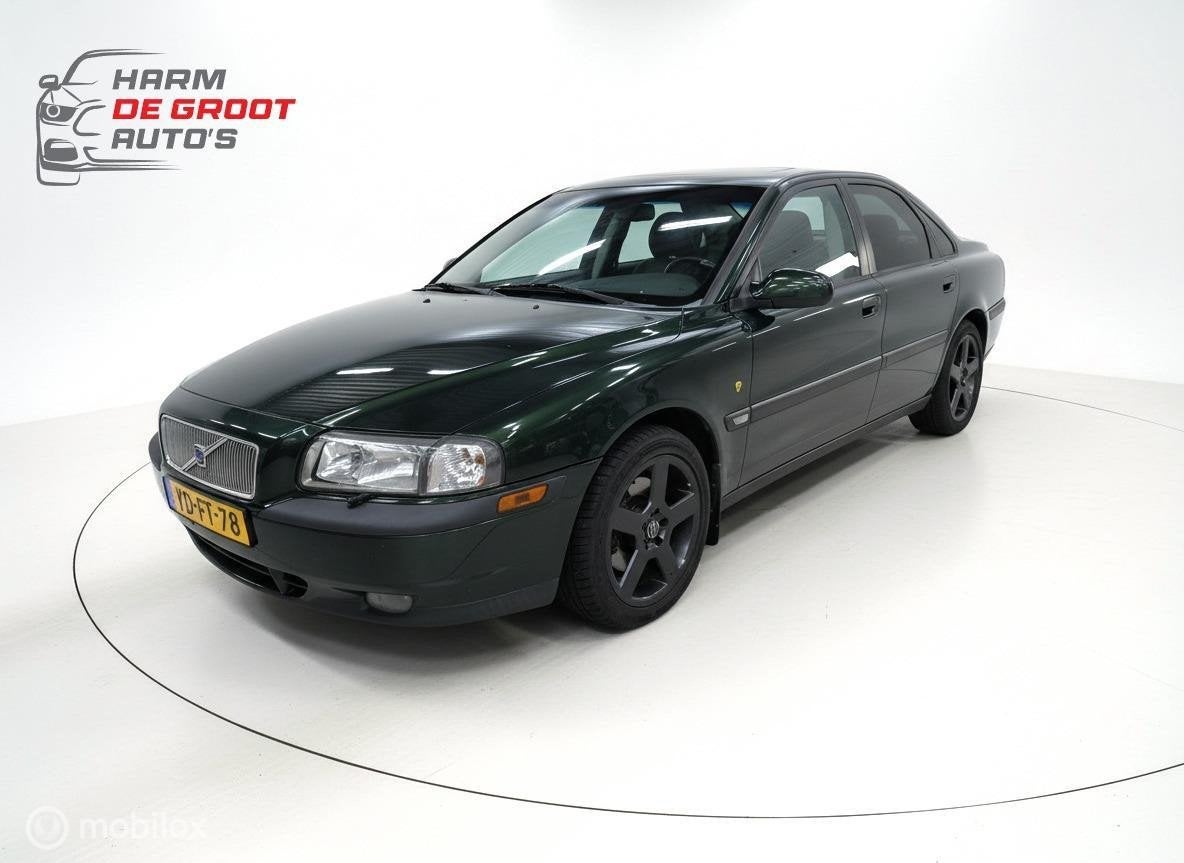 Volvo S80 2.9 automaat, uniek met 154.000km Nap! Youngtimer, Auto's, Zwart, Bedrijf, Onderhoudsboekje, S80