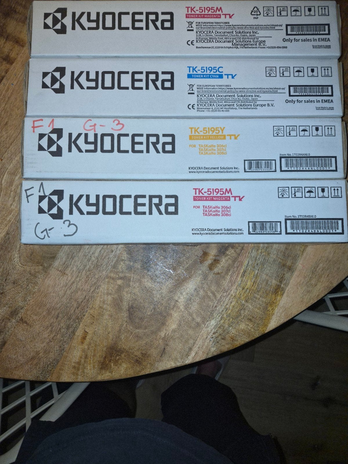 Kyocera TK-5195 Toner Kit - Magenta, Cyaan, Geel, Computers en Software, Printers, Printer, Ophalen of Verzenden, Kyocera, Laserprinter