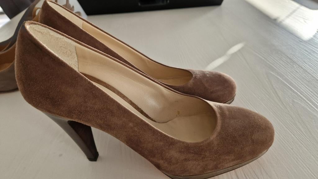 Paul Noyen pumps maat 40,5 suede bruin, Pumps, Bruin, Nieuw, Ophalen of Verzenden