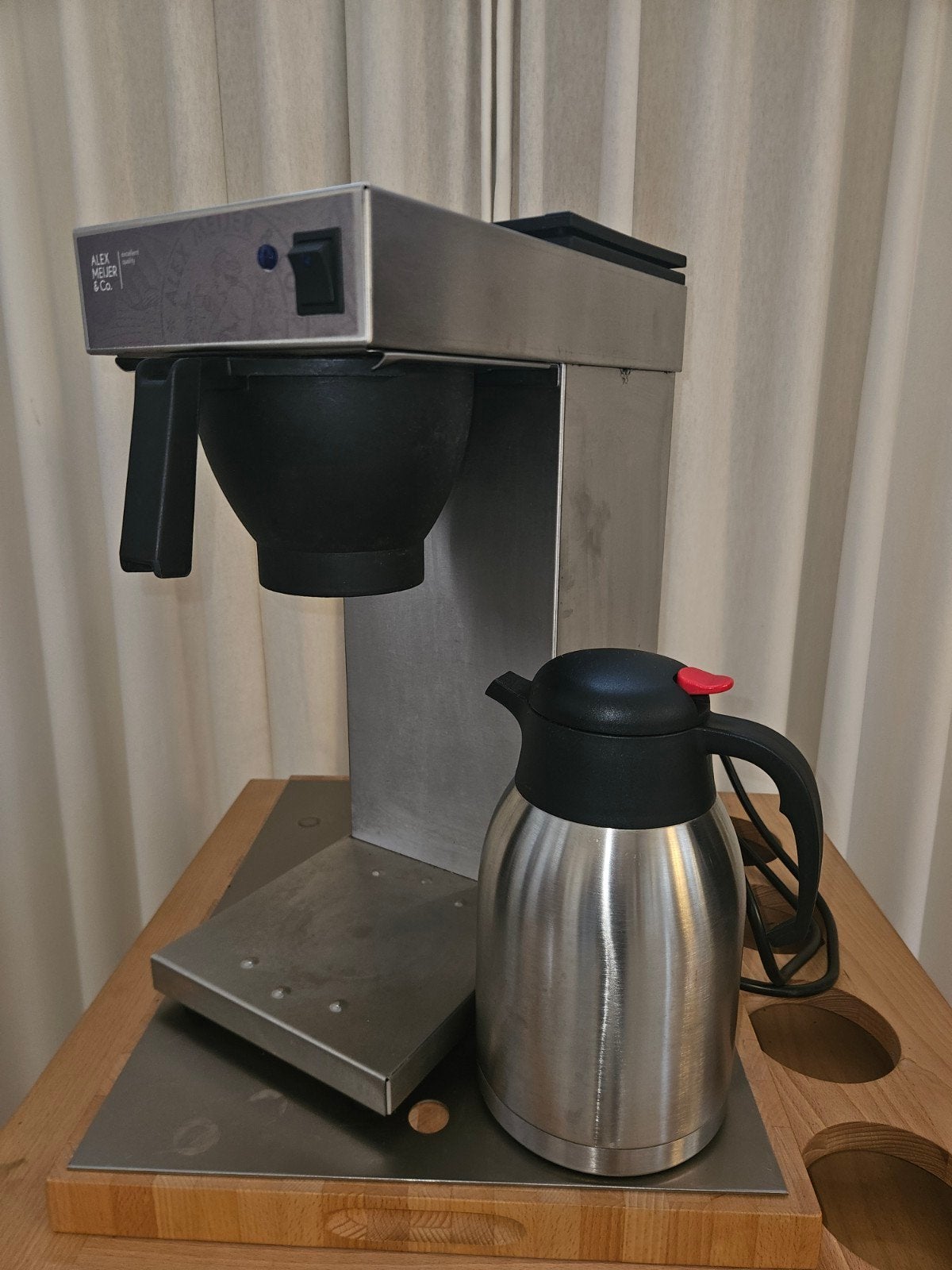 Alex Meijer & Co Excelso T koffiezetapparaat + gratis koffie, 10 kopjes of meer, Koffiemachine, Gemalen koffie, Ophalen of Verzenden