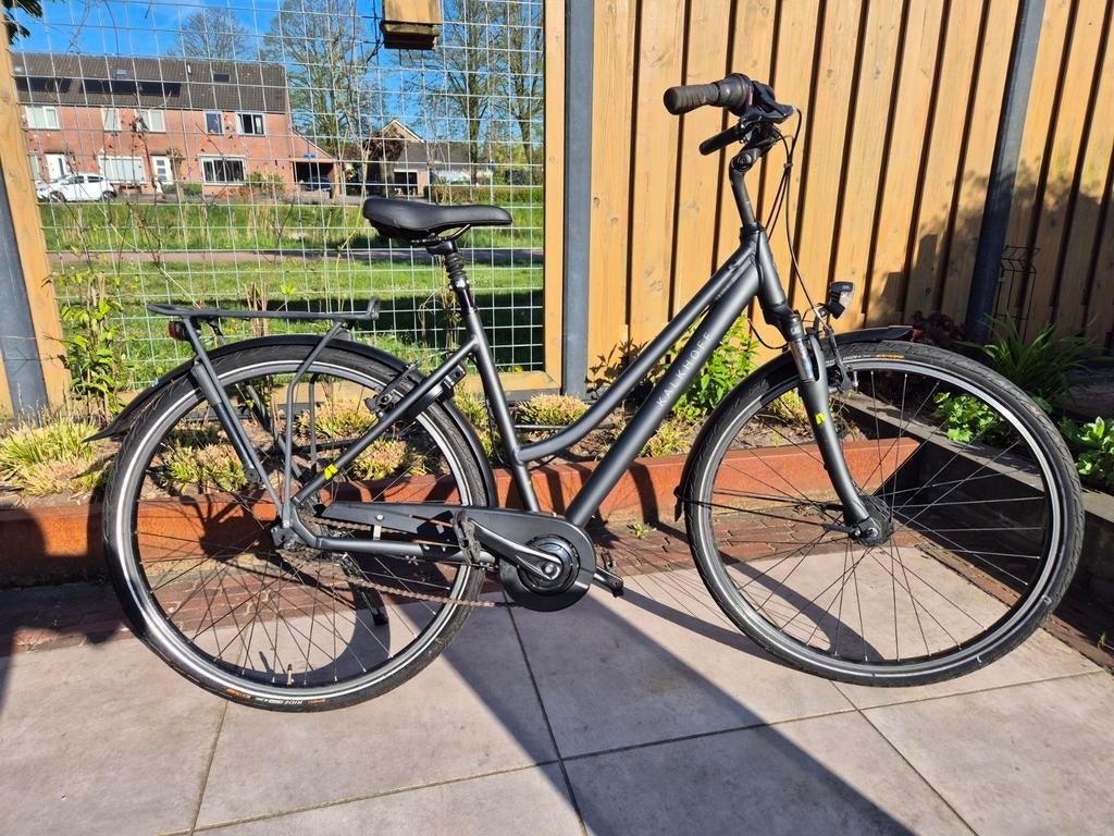 Kalhoff damesfiets 8-speed, framemaat M., Ophalen, Gebruikt, Minder dan 10 versnellingen, Overige merken