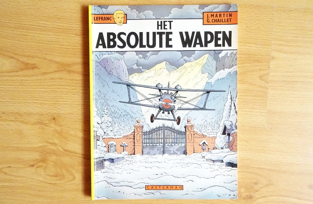 Lefranc, het absolute wapen, 1e druk, Boeken, Stripboeken, Eén stripboek, Ophalen of Verzenden, Gelezen