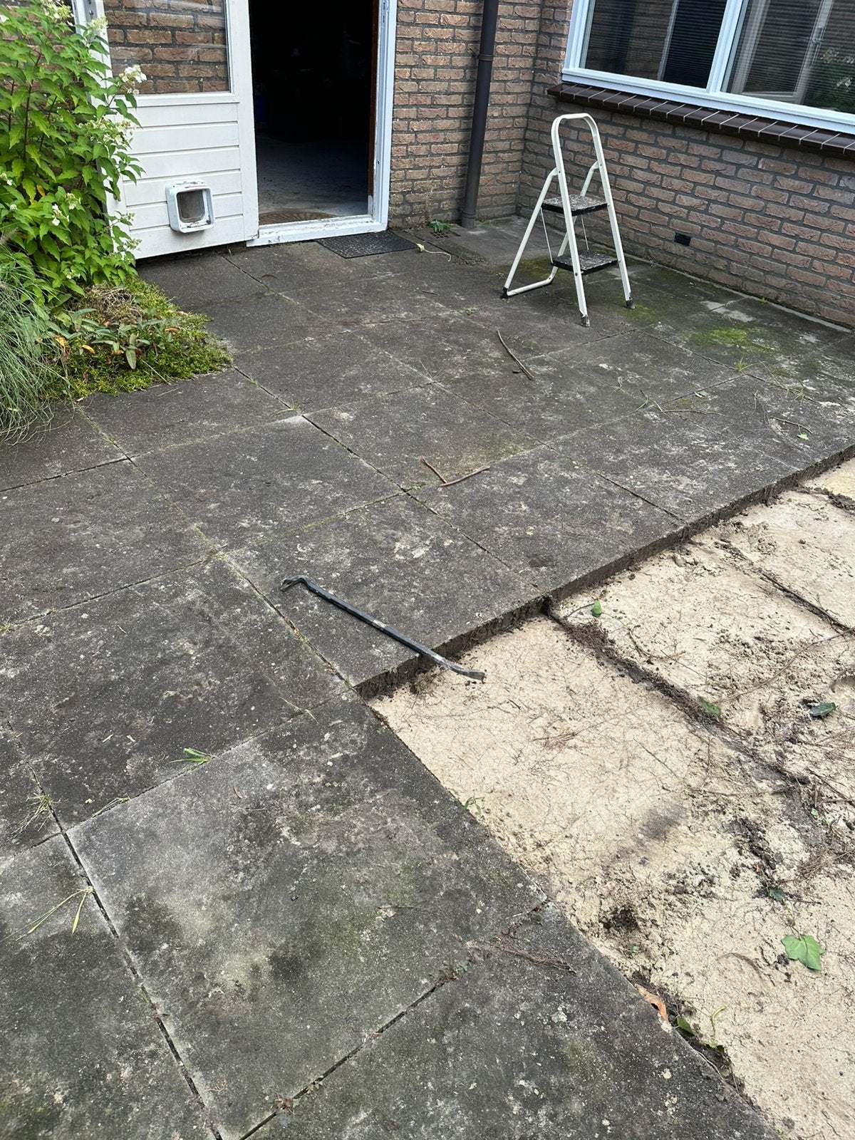 Tuintegels, Tuin en Terras, Ophalen of Verzenden, Gebruikt, Beton, Terrastegels