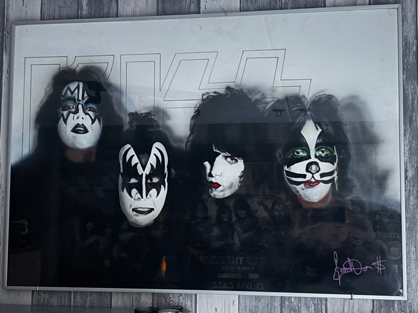 KISS Band Poster - Iconische Rockband Kunstwerk, Ophalen, 50 – 75, Gebruikt, 75 tot 100 cm