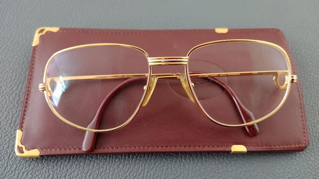 Les Must de Cartier vintage brillen model 775192, Gebruikt, Overige kleuren, Bril, Ophalen