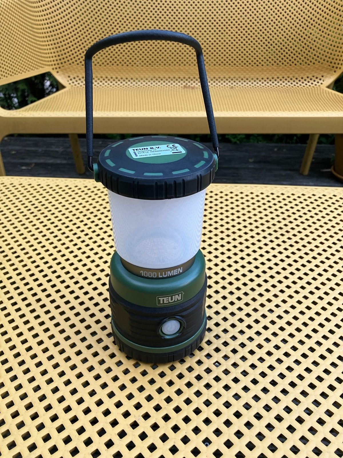 Teun Camping Lamp - 1000 Lumen - Ideaal voor Outdoor, Ophalen of Verzenden, Zo goed als nieuw, Batterij