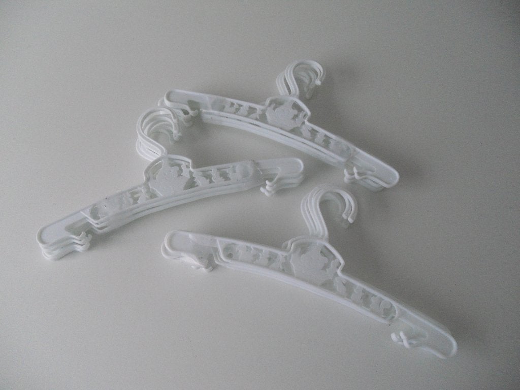 15 witte baby kledinghangers wit, Ophalen of Verzenden, Jongen