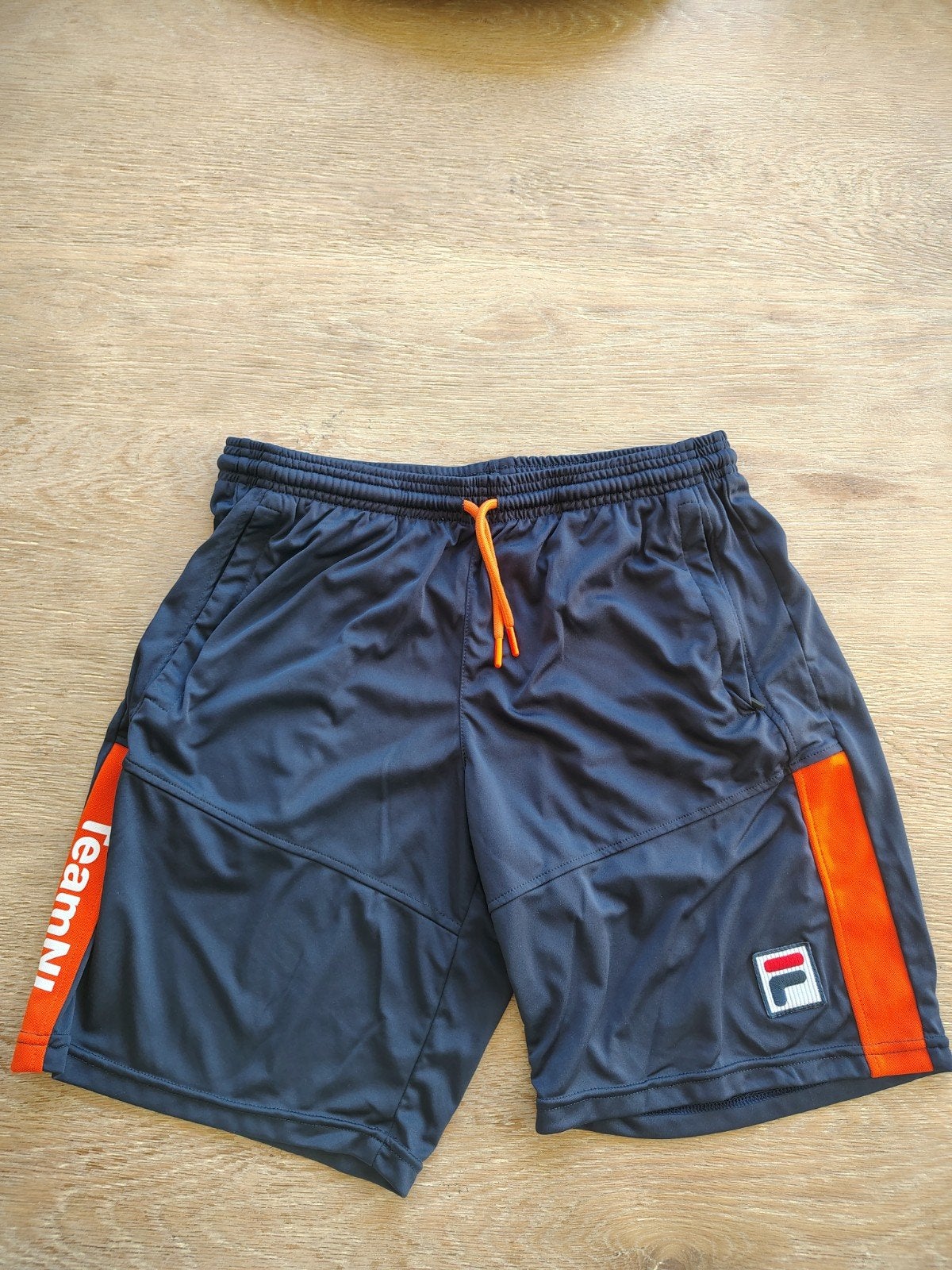 Fila TeamNL Sportshort - Maat 44/L unisex, Kleding | Dames, Ophalen of Verzenden, Zo goed als nieuw, Maat 42/44 (L), Blauw