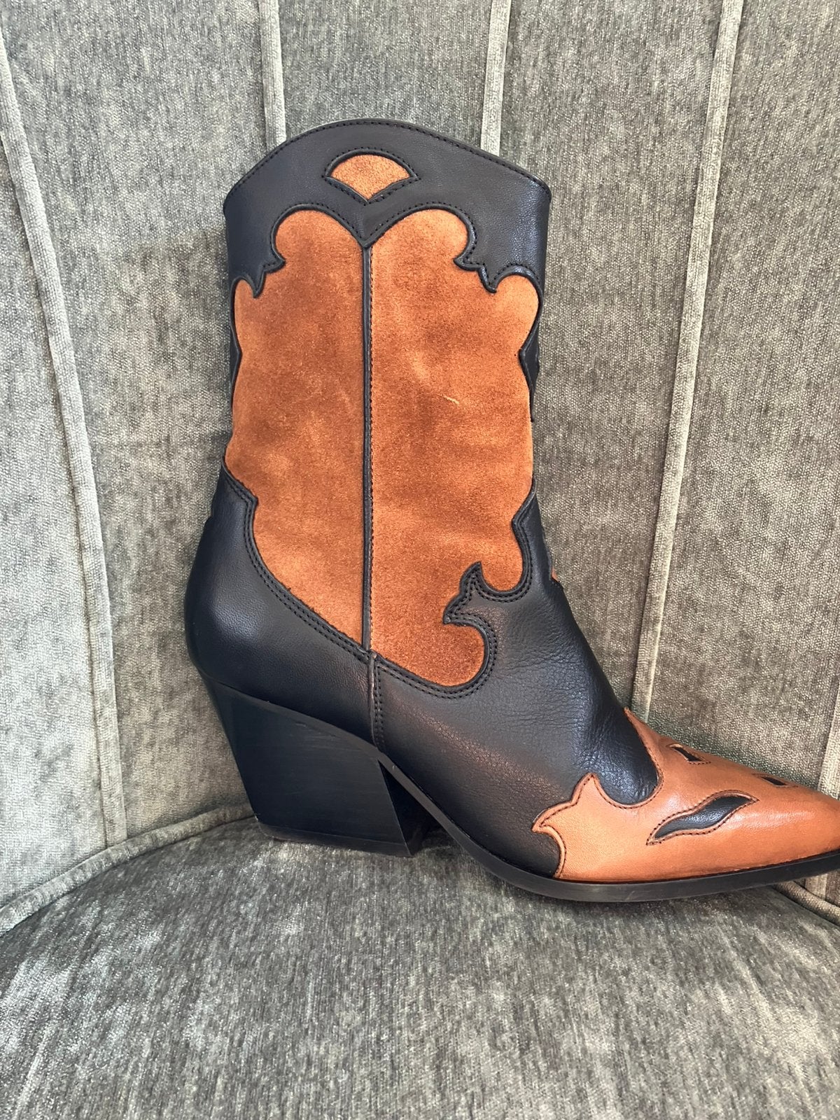 Cowboylaarzen, Kleding | Dames, Hoge laarzen, Zwart, Ophalen of Verzenden, Zo goed als nieuw