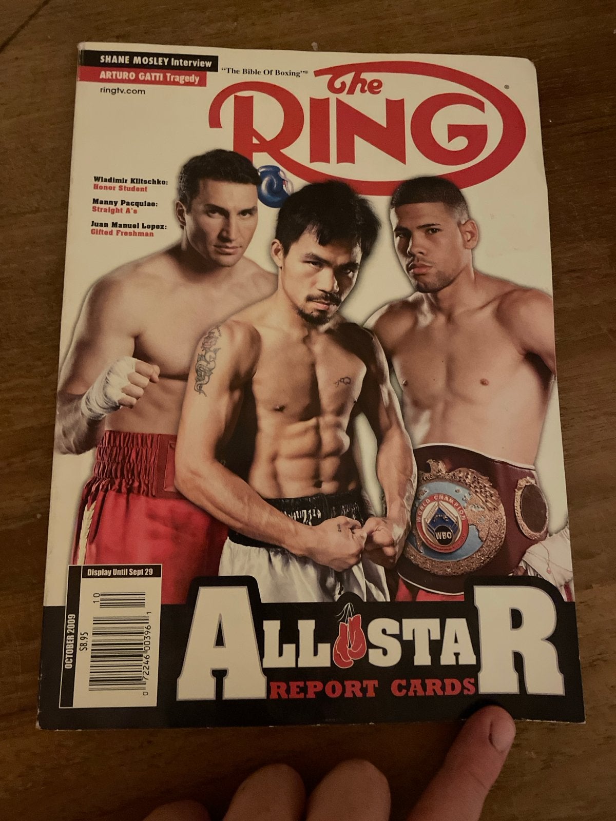 The Ring Magazine - Oktober 2009 - Boks Magazine, Ophalen of Verzenden, Zo goed als nieuw, Sport en Vrije tijd