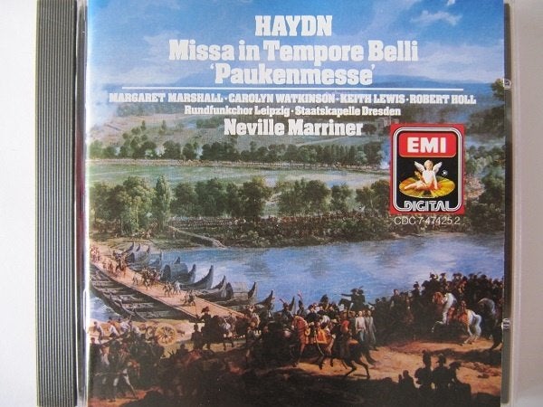 Haydn - Paukenmesse / Missa in Tempore Belli, Marriner, Haydn, Ophalen of Verzenden, Zo goed als nieuw, Inclusief boekje