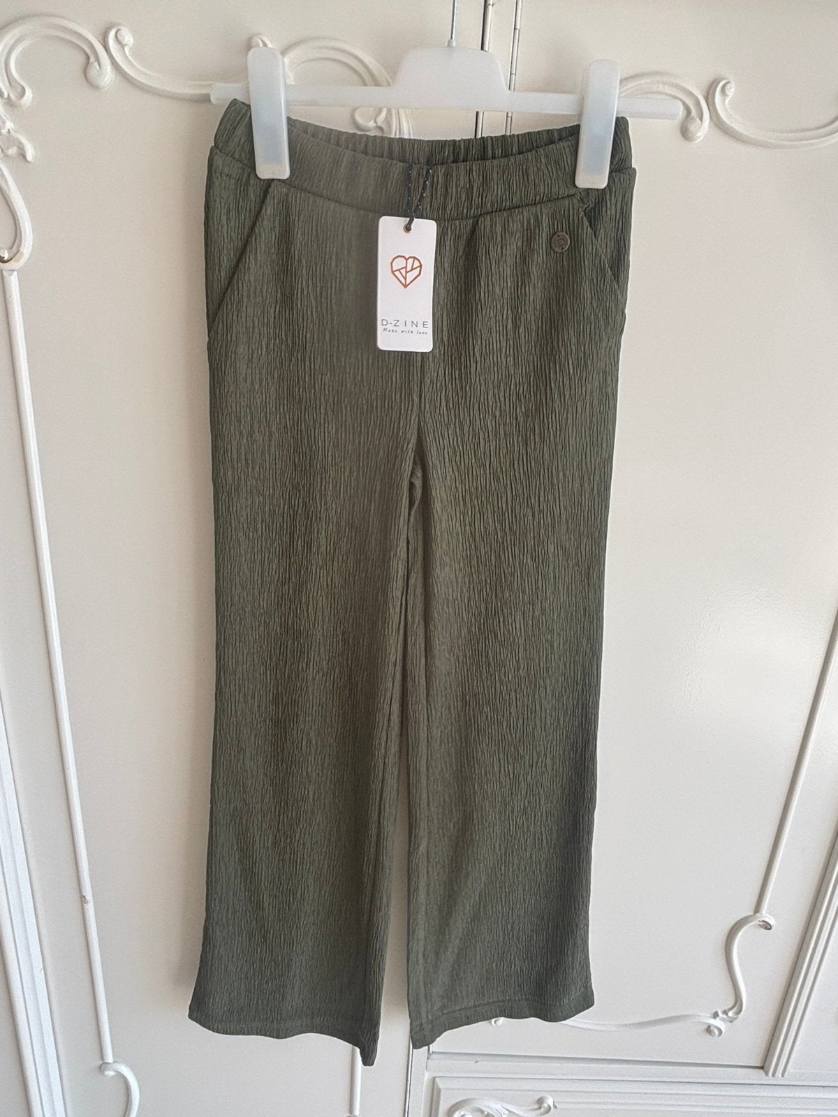 Nieuw groen broek D-zine maat 152-158, Ophalen of Verzenden, Nieuw, Meisje, Broek