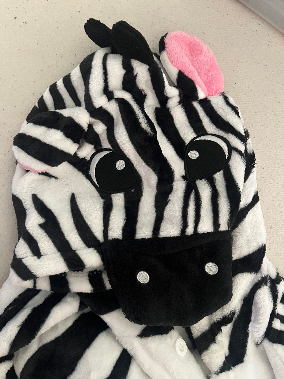 Onesie Zebra, Ophalen of Verzenden, Zo goed als nieuw, Maat 42/44 (L), Overige thema's