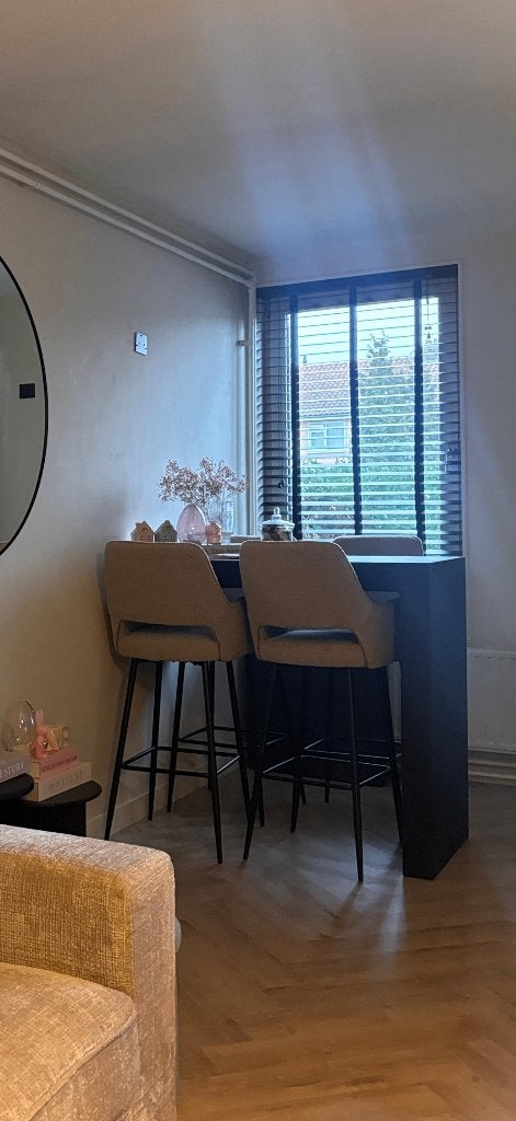 Luxe Bartafel met barkrukken, Ophalen, Zo goed als nieuw