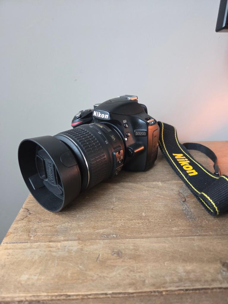 Nikon D3200 spiegelreflexcamera met 18-55mm lens, Audio, Tv en Foto, Fotocamera's Digitaal, Gebruikt, Spiegelreflex, Ophalen of Verzenden
