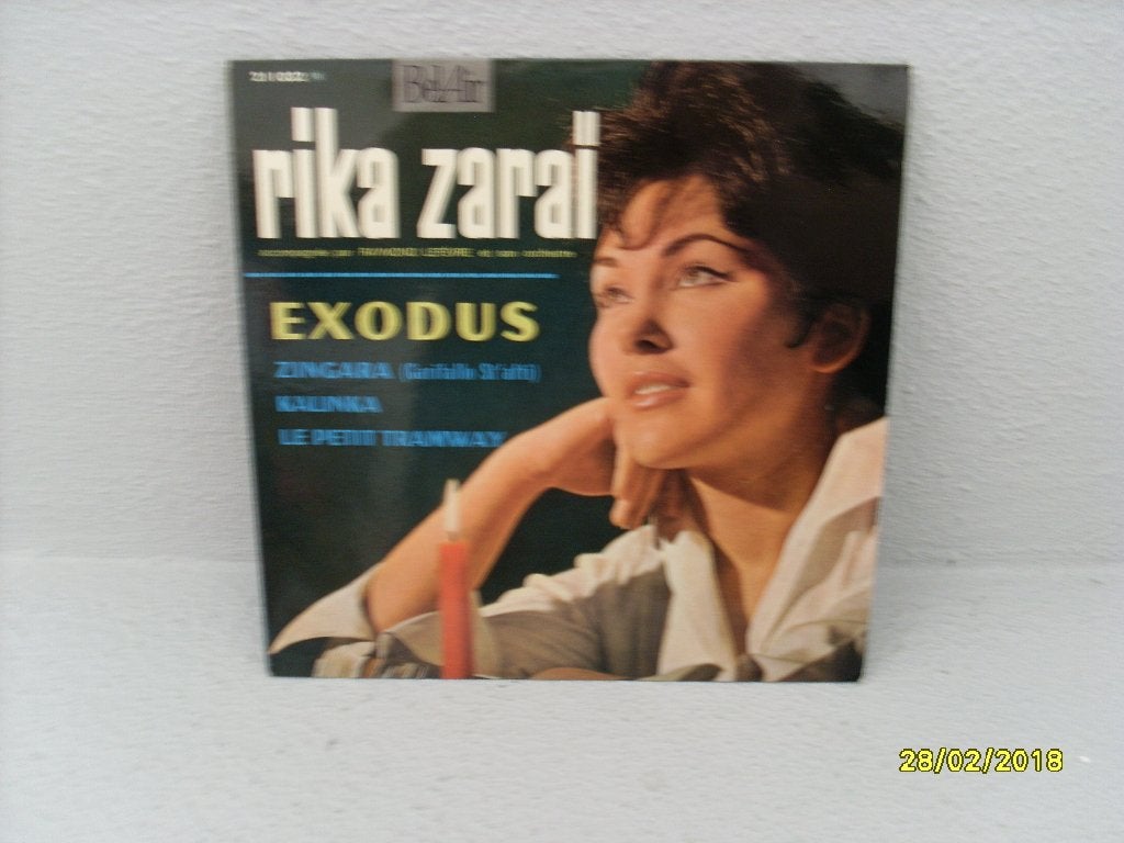 Rika Zarai EP - Exodus ----1923, Verzenden, 7 inch, Fotohoes, Zo goed als nieuw