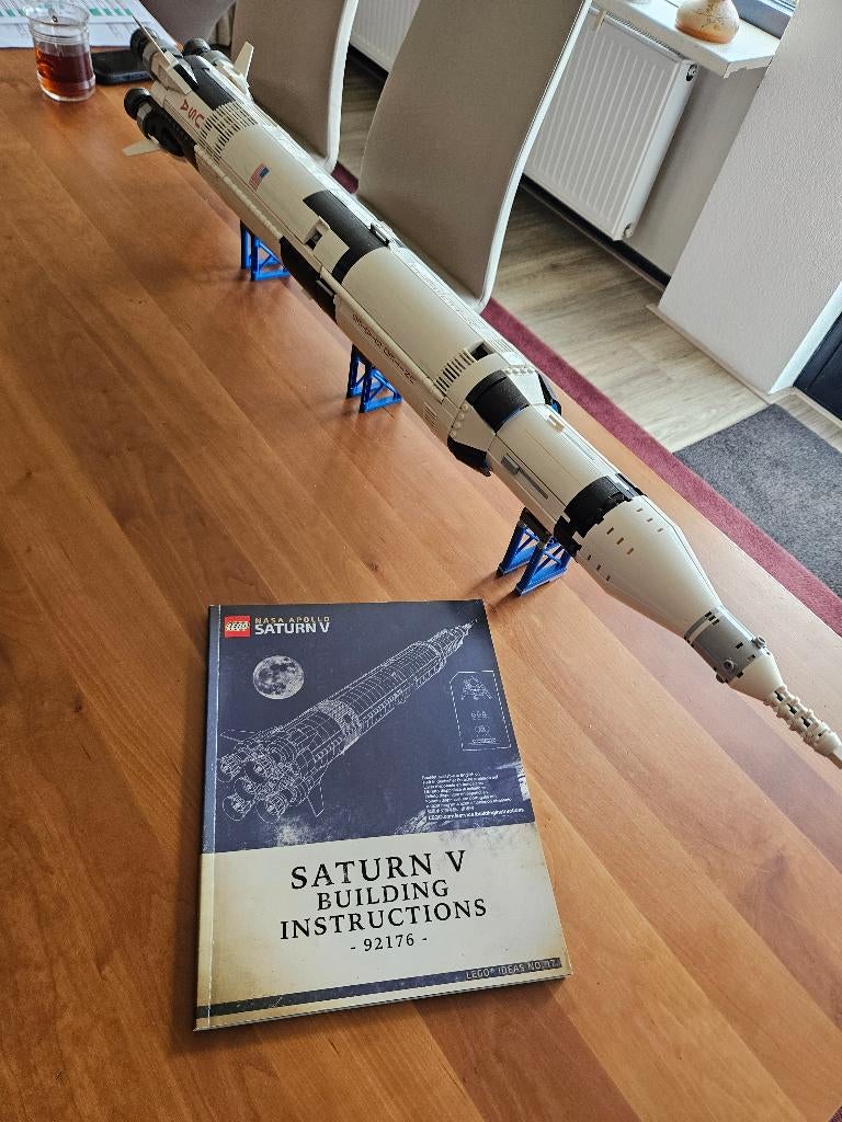 LEGO 92176 NASA Apollo Saturn V Lego-bouwset Veelkleurig, Ophalen of Verzenden, Zo goed als nieuw, Complete set, Lego