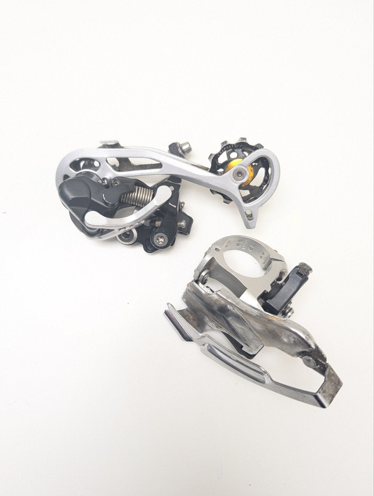 Shimano XT voor+achterderailleur, Ophalen of Verzenden, Zo goed als nieuw, Shimano