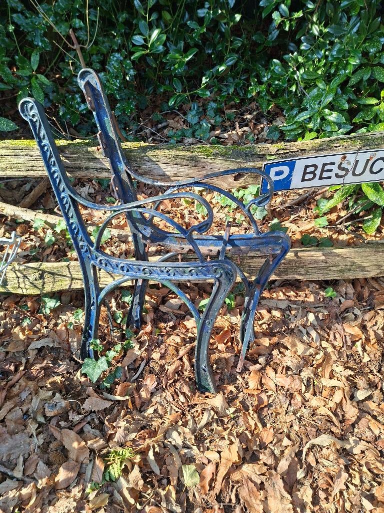 TUINBANK POTEN GIETIJZER om bank te maken, Ophalen, Gebruikt, Metaal