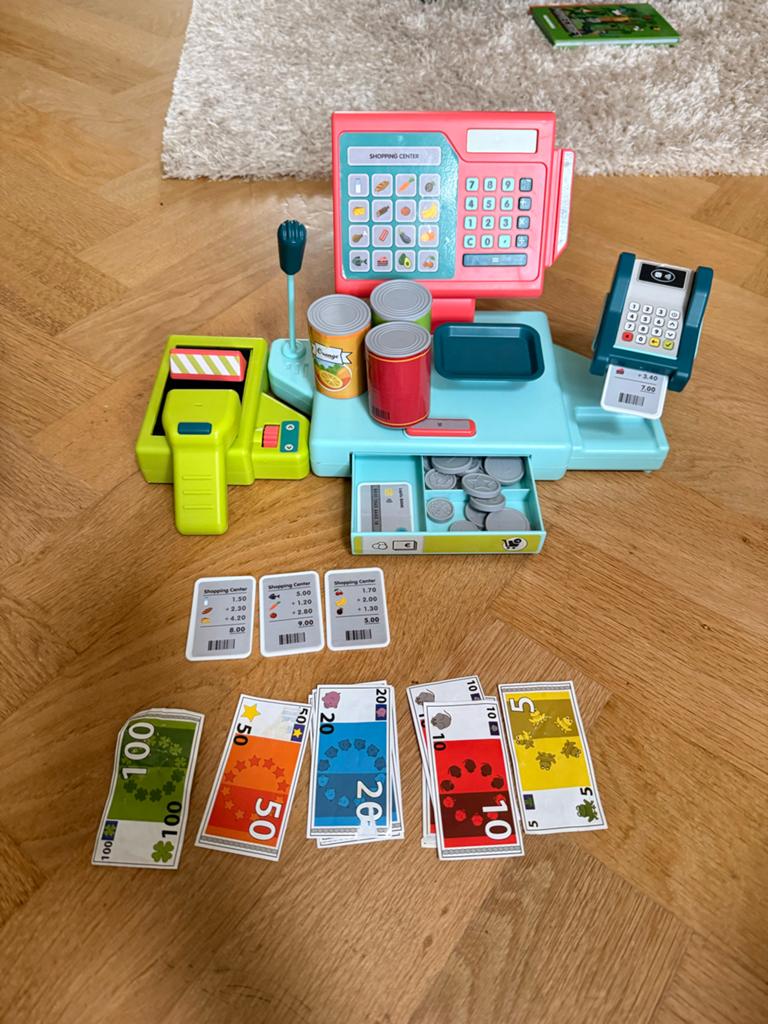 Speelgoed kassa met accessoires, Ophalen, Gebruikt, Jongen of Meisje