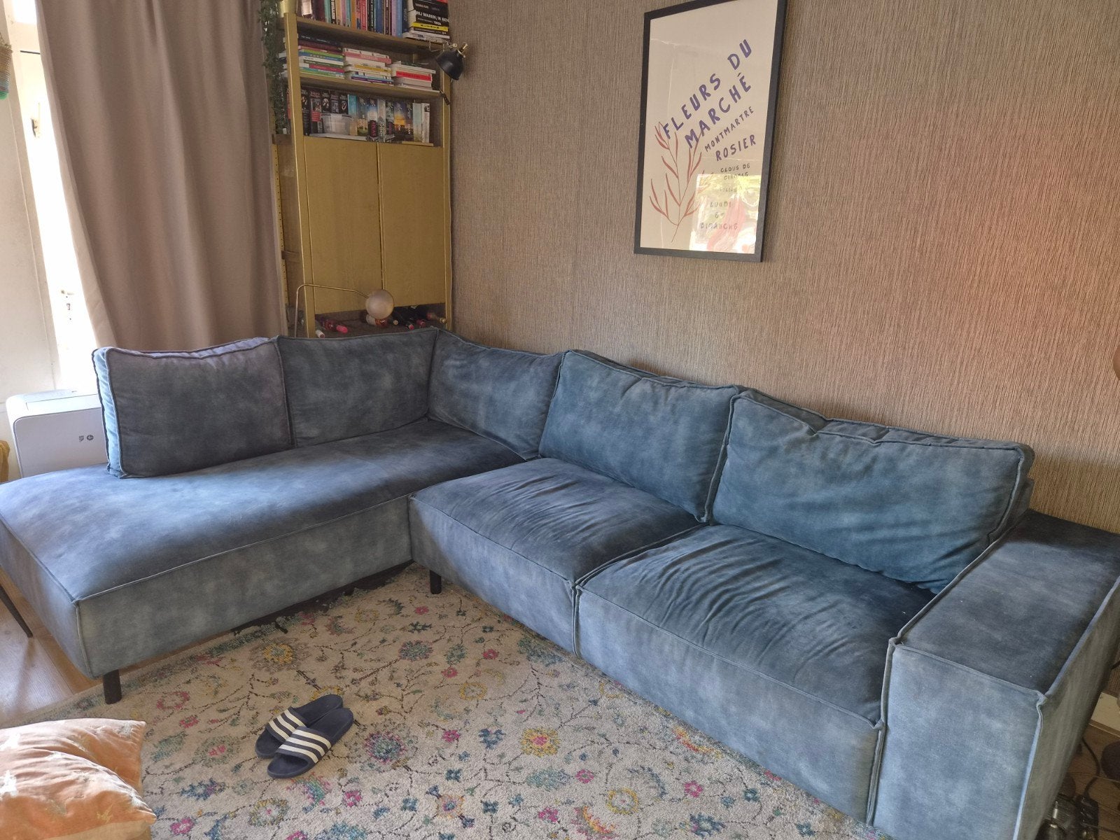 Grote hoekbank Manille van Seats and Sofas - Gebruikt, Huis en Inrichting, Banken | Bankstellen, Ophalen