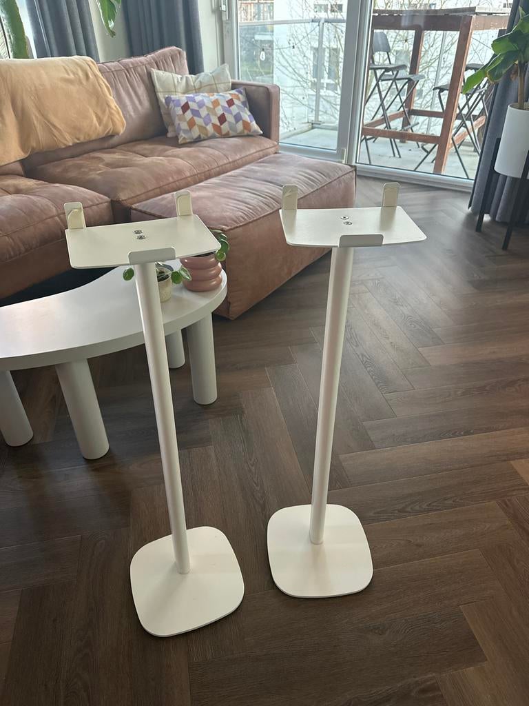 Sonos Five Vebos Horizontale Set Speakerstandaarden Wit, Audio, Tv en Foto, Luidsprekers, Gebruikt, Front, Rear of Stereo speakers